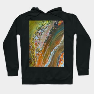 Pouring acrylic paint Hoodie